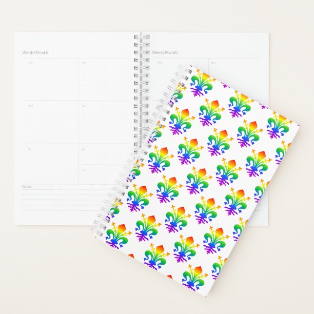 Agenda Rainbow Fleur-de-lis (Demostración)