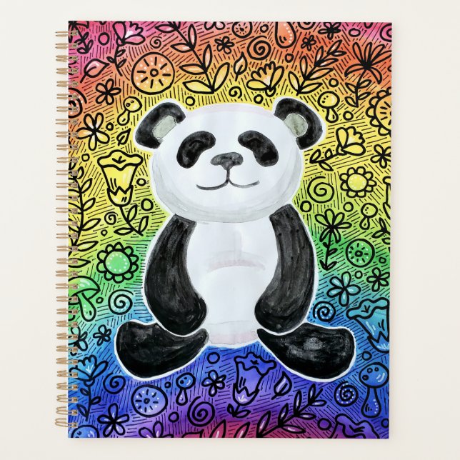 Agenda Rainbow Panda Planner (Anverso)