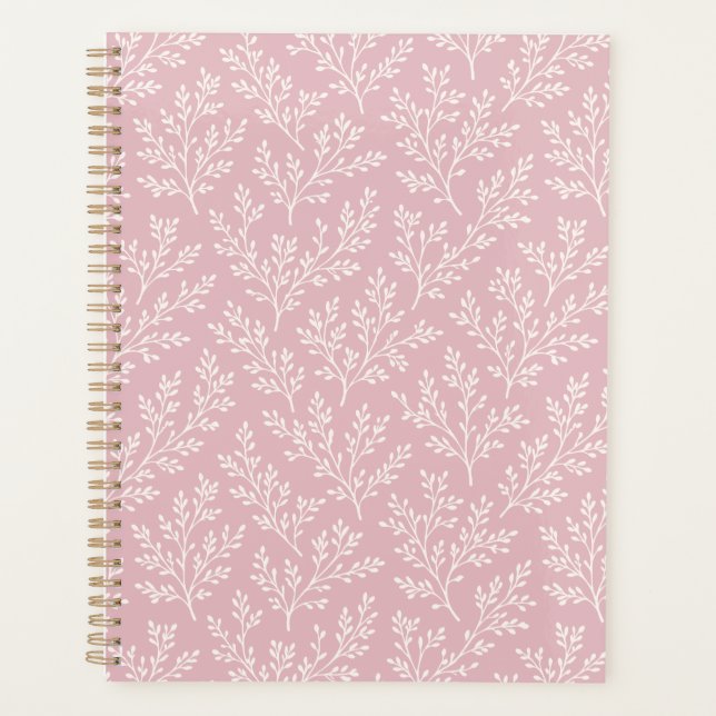 Agenda Ramas de bosque neutrales - Rosa apagado (Anverso)