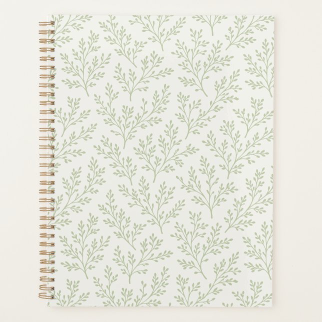 Agenda Ramas de bosque suave oliva - Neutral (Anverso)