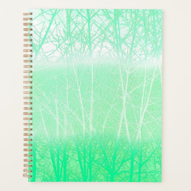 Agenda Ramas Verdes Menta Niebla Helada (Anverso)