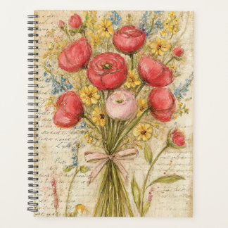 Agenda Ramo de rosas en acuarela
