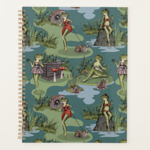 Agenda Ranas de Chica Vintage Pin-Up