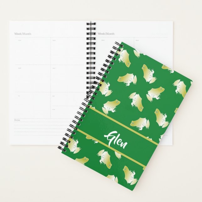 Agenda Ranas doradas en verde (Demostración)