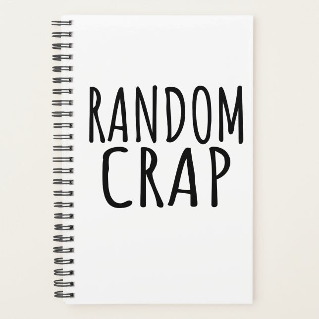 Agenda Random Crap Funny (Anverso)
