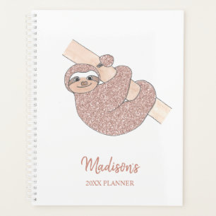 Agenda Ranura rosa personalizada Rubor 2021