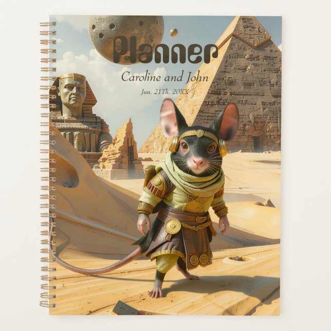 Agenda Ratón Explorador del Desierto Steampunk  (Anverso)