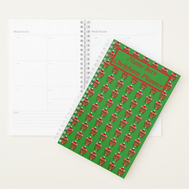 Agenda Ratón navideño personalizado (Demostración)
