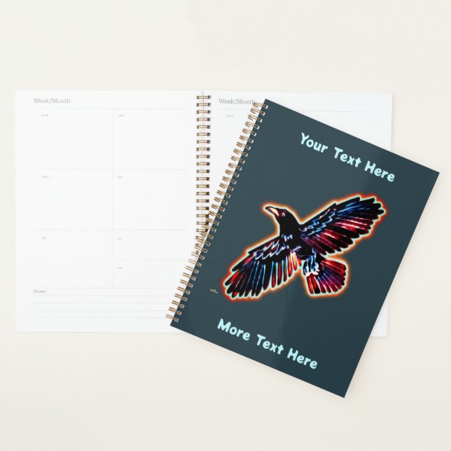 Agenda Raven Rústico En La Barquilla De Birch Interior (Demostración)