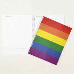 Agenda Rayas arcoiris
