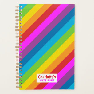 Agenda Rayas arcoiris
