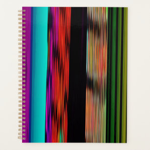 Agenda Rayas coloridas 717 Resumen de arte