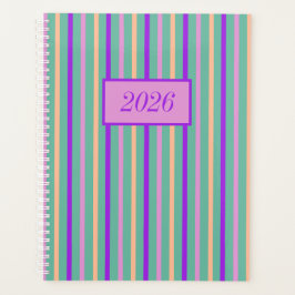 Agenda Rayas de Medley Floral