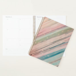 Agenda Rayas en tonos suaves