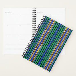 Agenda Rayas Kente de Planner Pequeño