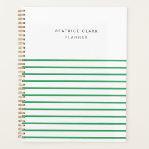 Agenda Rayo verde moderno moderno minimalista simple