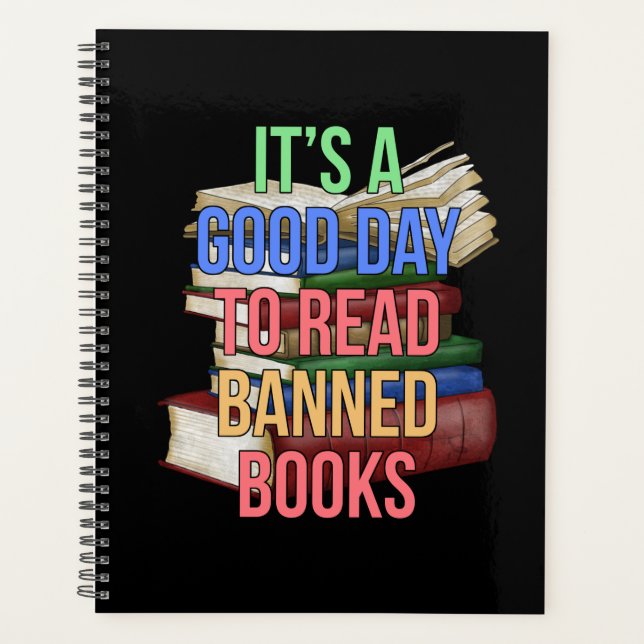Agenda Read Banned Books Librarian Bookworm Book Reader (Anverso)