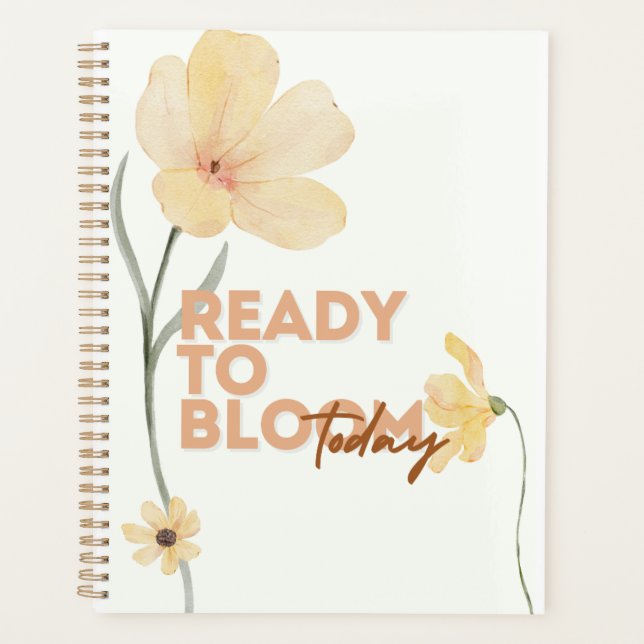 Agenda Ready to Bloom Planner (Anverso)