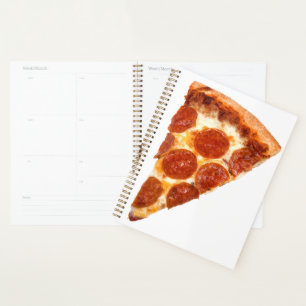 Agenda rebanada de pizza de pepperoni clásica de Slippery
