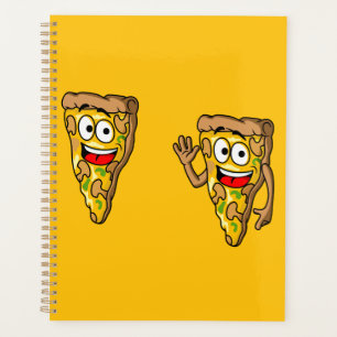 Agenda Rebanadas de pizza de champiñones felices