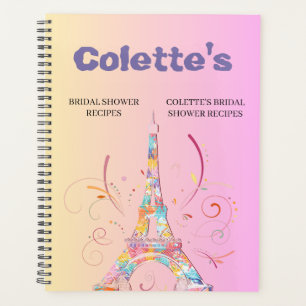 Agenda Receta de Boda de la Torre Eiffel