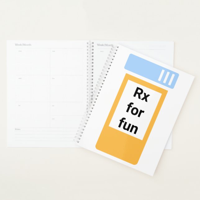 Agenda Receta Para frasco de medicación de gran tamaño (Demostración)