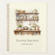 Recetas personalizadas de Pascua en beige