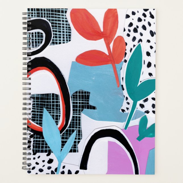 Agenda Recorrido de campo abstracto (Anverso)