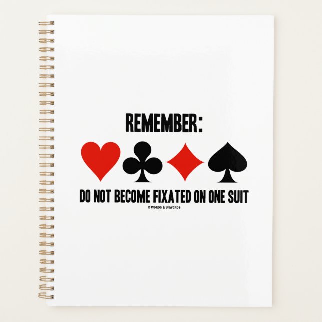 Agenda Recuerde: No Se Fijen En Un Puente De Traje (Anverso)