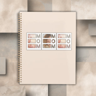 Agenda Recuerdo de cumpleaños de mamá con cuadrícula de 3