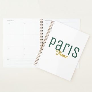 Agenda Recuerdo de París, Francia