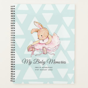 Agenda Recuerdos de MI BEBÉ - Ballerina de Conejo