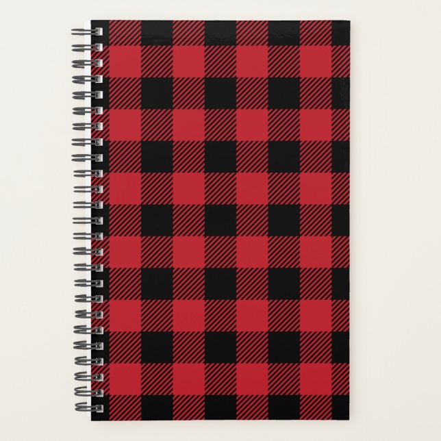 Agenda Red Buffalo Plaid (Anverso)