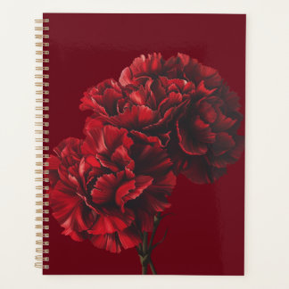 Agenda Red Carnations Planner