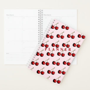 Agenda Red Cherry Planner - Personalizable