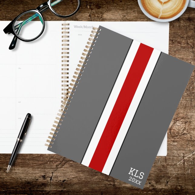 Agenda Red & Gray Football Team Colors (Subido por el creador)