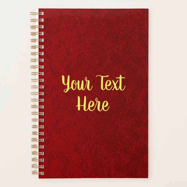 Agenda Red real personalizada (Anverso)