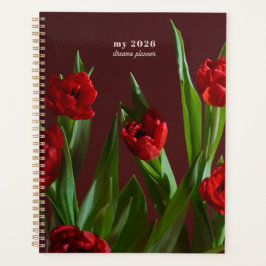 Agenda Red Tulip Dreams Planner