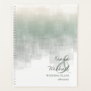 Agenda Reflexiones de color de agua Boda Sage ID774