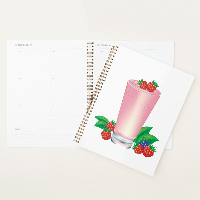 Agenda Refrescante Berry Smoothie Bebida Rosa (Subido por el creador)
