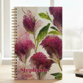 Agenda Regalo Botánico de Flores Silvestres para Graduaci