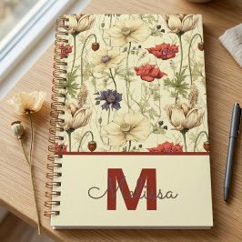 Agenda Regalo Botánico de Flores Silvestres para la Gradu