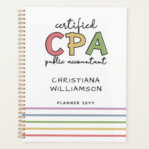 Agenda Regalo contable público certificado de CPA persona