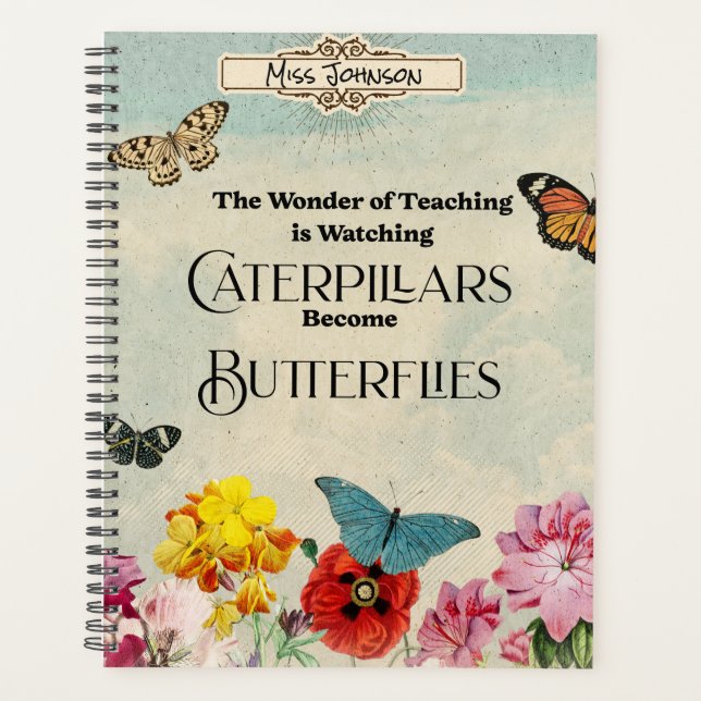 Agenda Regalo de agradecimiento personalizado del profeso (Anverso)