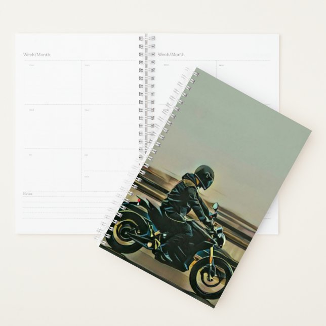 Agenda Regalo de amante de la motocicleta (Demostración)