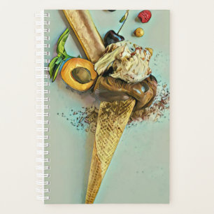 Agenda Regalo de amante de los helados de chocolate