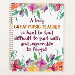 Agenda Regalo de Apreciación de la Decoración del Maestro