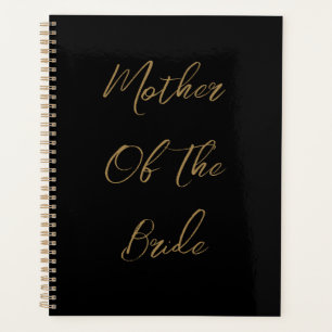 Agenda Regalo de boda para la madre de la novia en oro y 