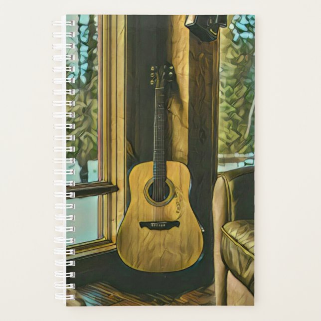 Agenda Regalo de cumpleaños de Guitariano (Anverso)