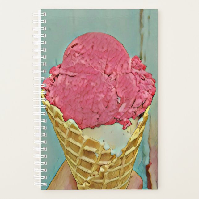 Agenda Regalo de cumpleaños de helados (Anverso)